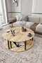 Hanah Home Yin Yang 3 70 - Oak